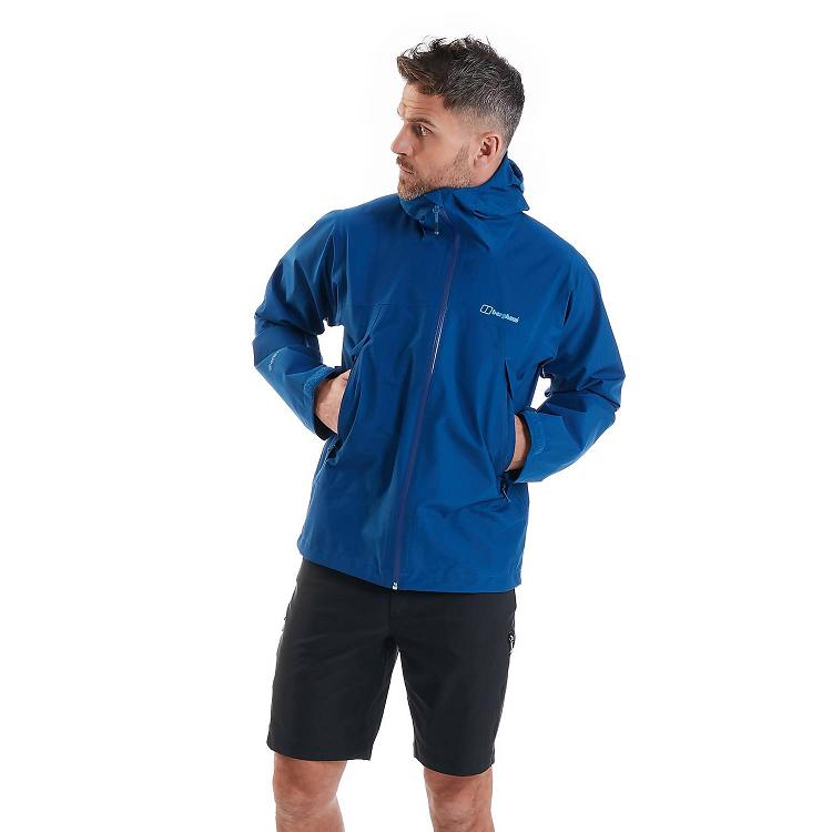 Pánska Nepremokavá Bunda Berghaus Gore Tex Paclite Dynak Modre Slovensko 1792UCHMQ